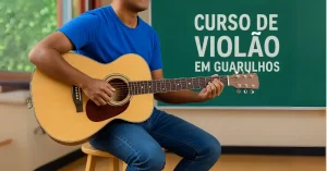 Aprenda violão com aulas práticas e acessíveis em Guarulhos. Ideal para iniciantes.