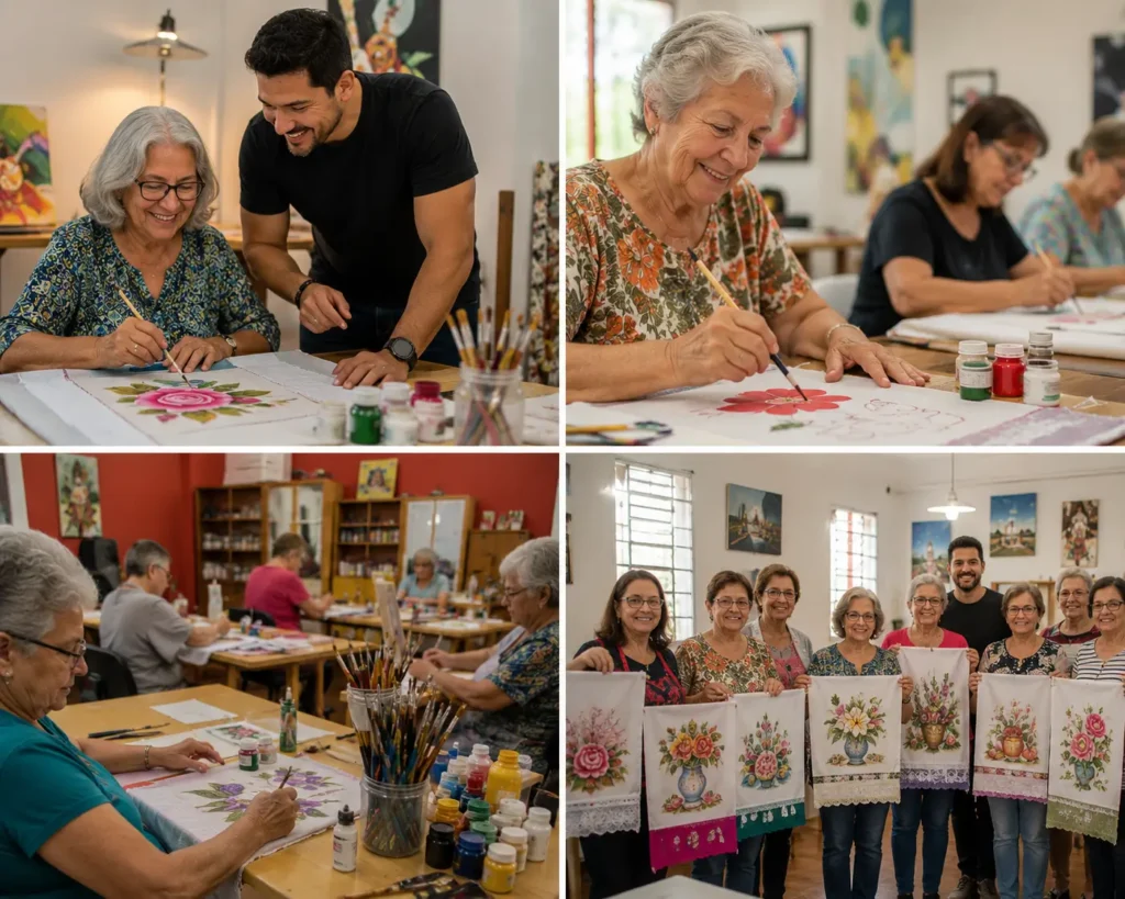 curso presencial de pintura em tela guarulhos