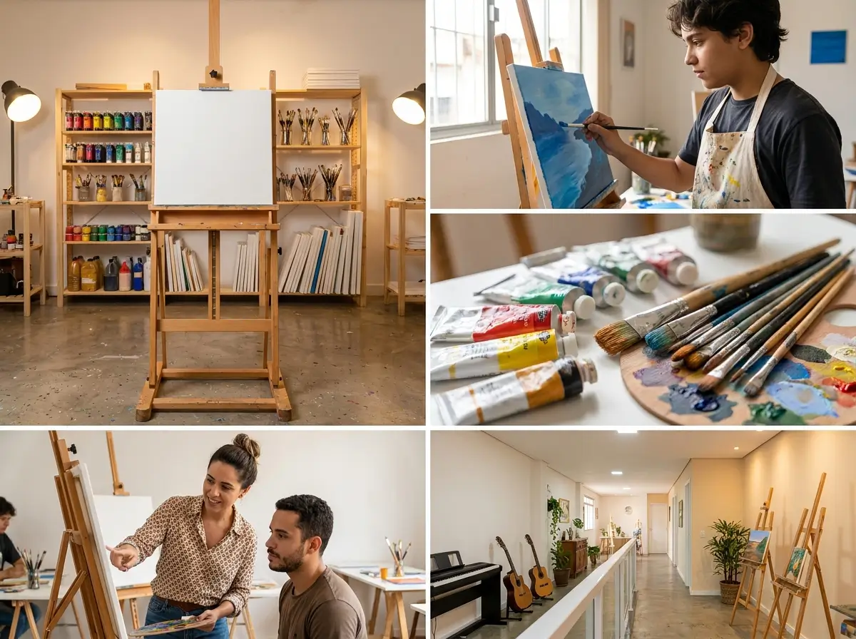 Pintura em Tela em Guarulhos: Aulas na Vila Augusta - M-ARTS